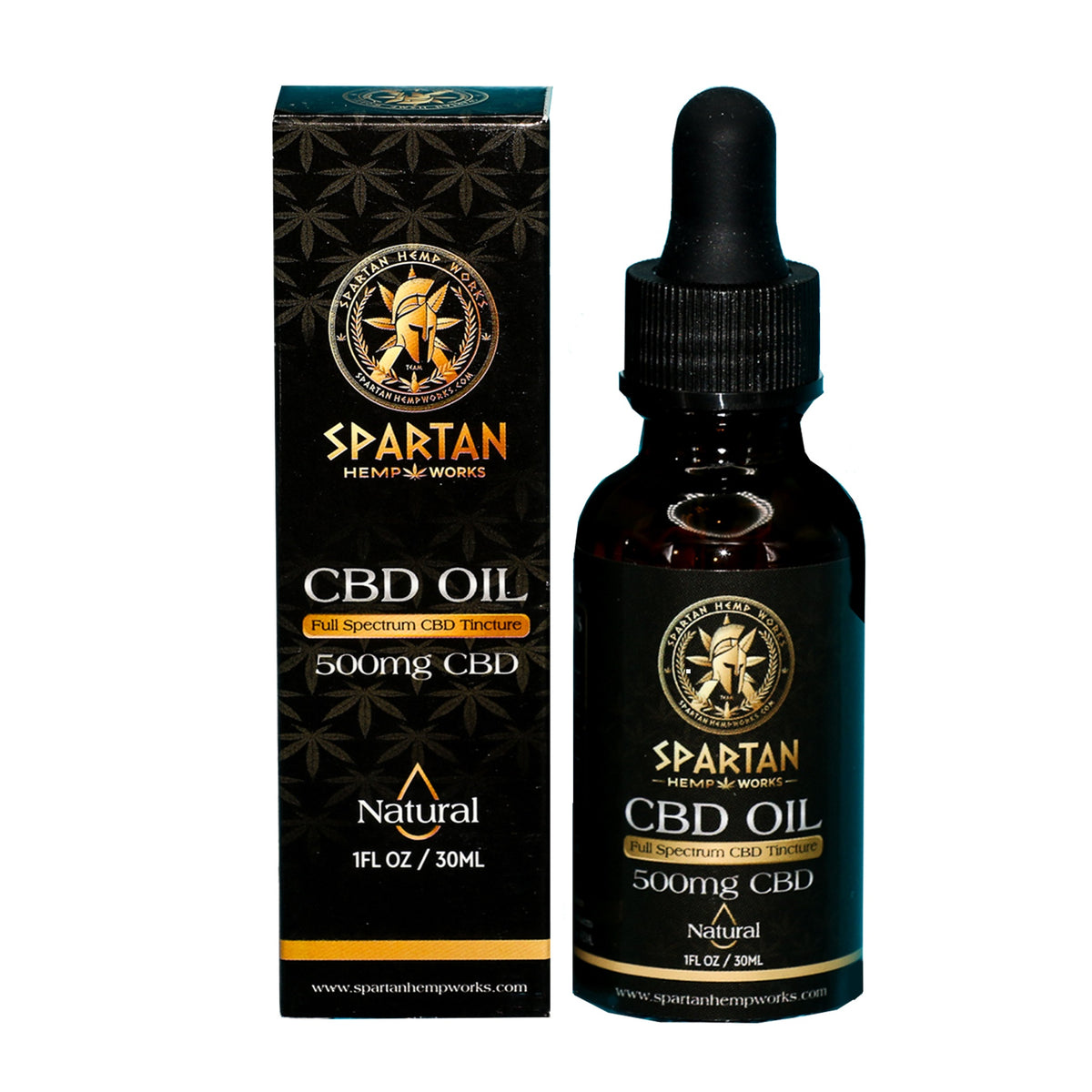 Full Spectrum Hemp Flower CBD Oil Tincture 1 FL 500mg strength