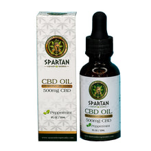 Load image into Gallery viewer, CBD Oil Full Spectrum 500mg Peppermint Flavor