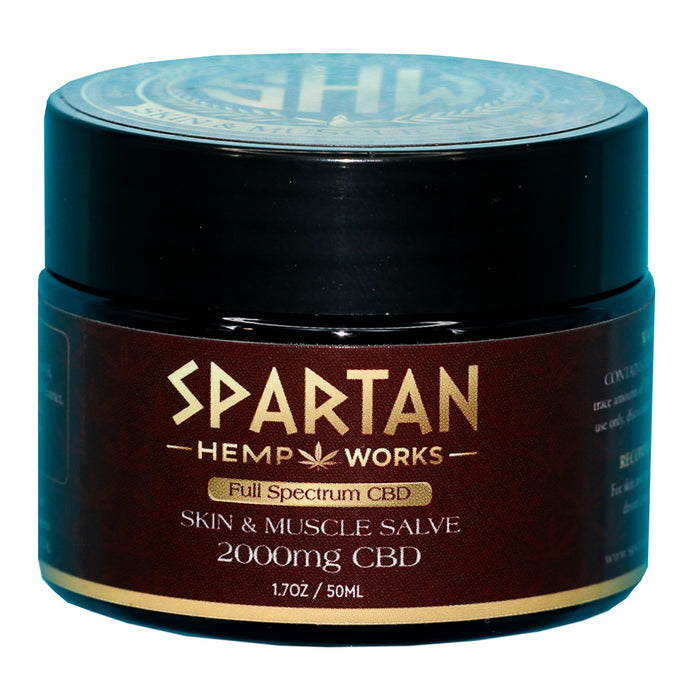 CBD Topical 2000mg Full Spectrum Skin and Muscle Salve